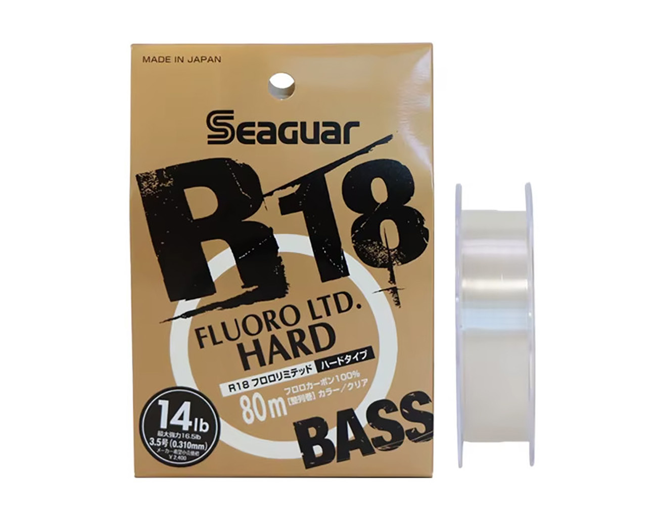 Seaguar R18 Fluoro LTD Hard Bass 80m
